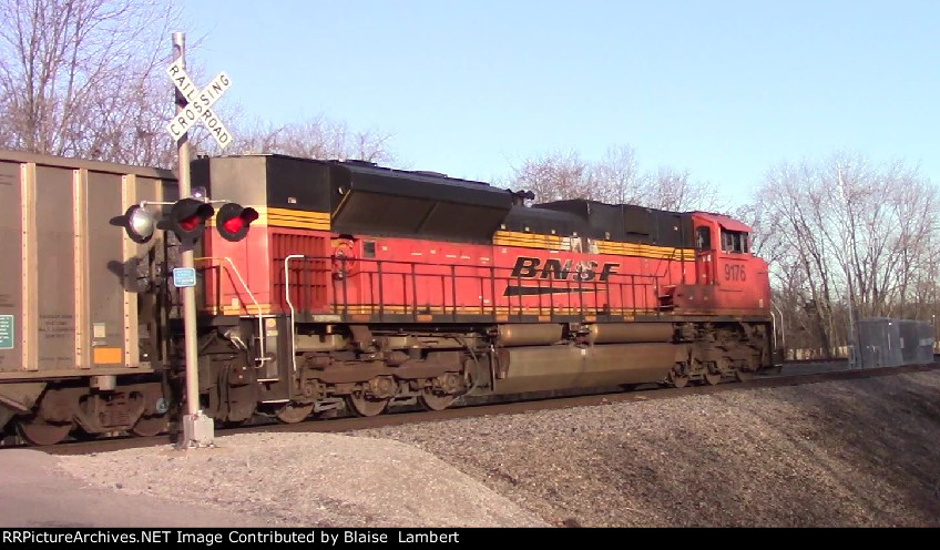 BNSF coal train DPU